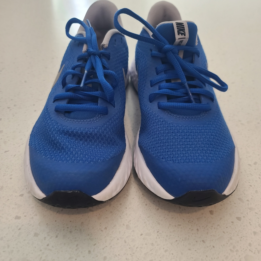 Nike Blue and Gray Running Shoes - Picture 2 of 6